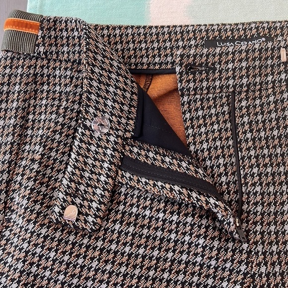 Luisa Cerano Houndstooth Pattern Womens Dress Pants - Picture 7 of 14